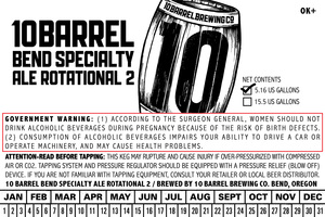 10 Barrel Brewing Co. Rotational 2 August 2017