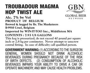 Troubadour Magma Hop Twist July 2017