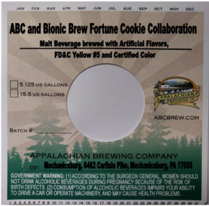 Appalachian Brewing Company Abc And Bionic Brew Fortune Cookie Colla