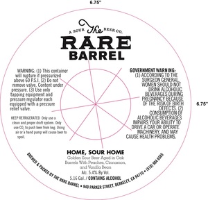 The Rare Barrel Home, Sour Home