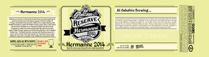 Hermanne 2014 Barrel Aged Ale With Grapes