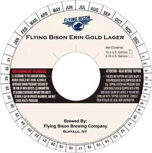 Flying Bison Erin Gold Lager September 2017