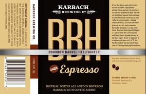 Karbach Brewing Co. Bbh August 2017