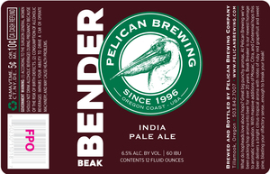 Pelican Brewing Beak Bender August 2017