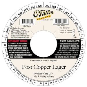 O'fallon Post Copper Lager