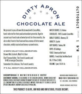 Mad Fritz Brewing Co. Dirty Apron September 2017