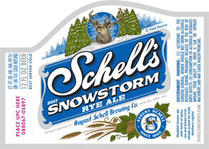 Schell's 2017 Snowstorm Rye Ale August 2017