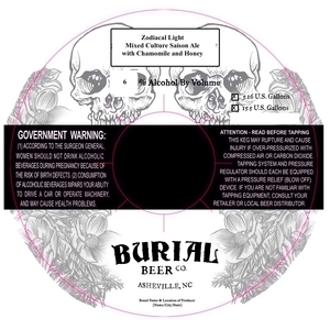 Burial Beer Co. Zodiacal Light