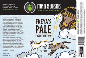 Freya's Pale From Exertion Pale Ale