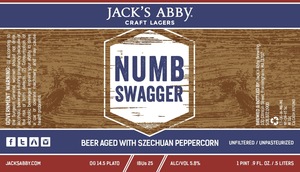 Jack's Abby Brewing Numb Swagger August 2017