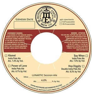 Mother Earth Brew Co Lunartic Session Ale