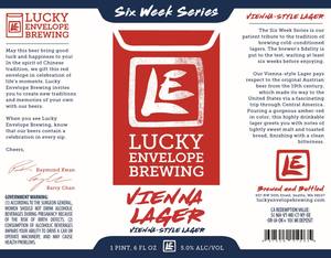 Lucky Envelope Brewing August 2017