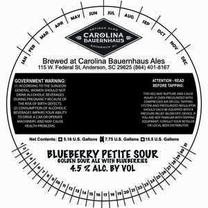 Blueberry Petite Sour Golden Sour Ale With Blueberries