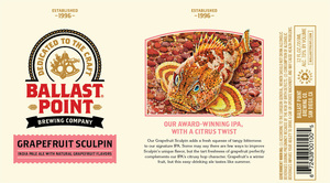 Ballast Point Grapefruit Sculpin August 2017