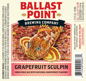 Ballast Point Grapefruit Sculpin