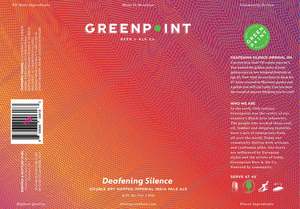 Greenpoint Beer Deafening Silence August 2017