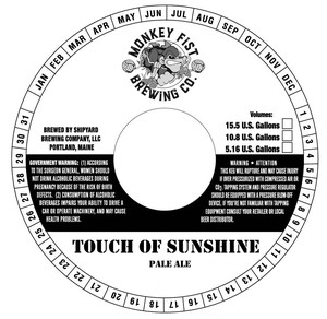 Monkey Fist Brewing Co. Touch Of Sunshine