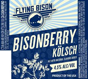Flying Bison Bisonberry Kolsch August 2017