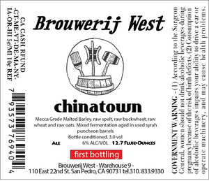 Brouwerij West Chinatown