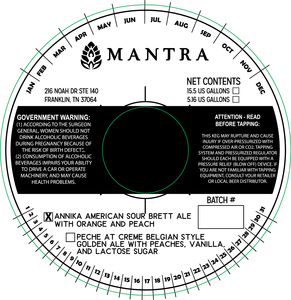 Mantra Artisan Ales Annika August 2017