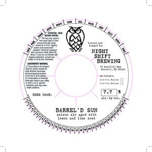 Barrel'd Sun Saison Ale