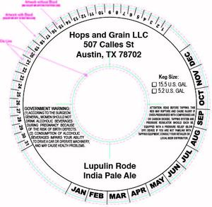 Lupulin Rodeo India Pale Ale August 2017