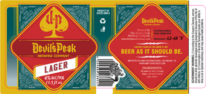 Devil's Peak Lager