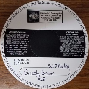 Grizzly Brown Ale August 2017