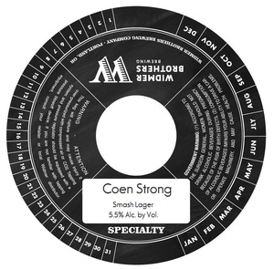 Widmer Brothers Brewing Company Coen Strong