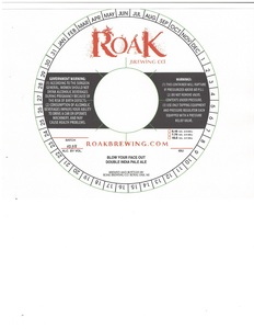 Roak Brewing Co Blow Your Face Out