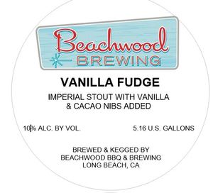 Beachwood Brewing Vanilla Fudge