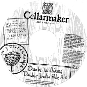 Cellarmaker Brewing Co. Dank Williams