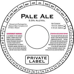 Private Label Pale Ale August 2017