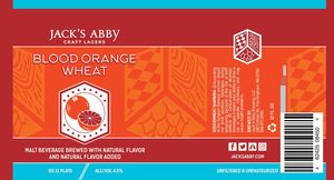 Jack's Abby Brewing Blood Orange Wheat August 2017