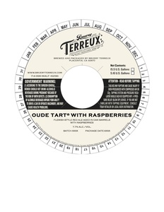 Bruery Terreux Oude Tart With Raspberries