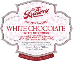 The Bruery White Chocolate With Cherries August 2017