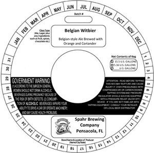 Spahr Brewing Company Belgian Witbier