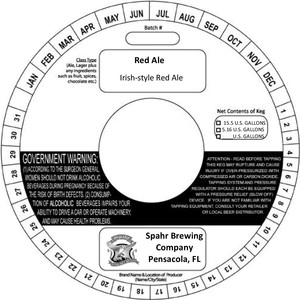Spahr Brewing Company Red Ale