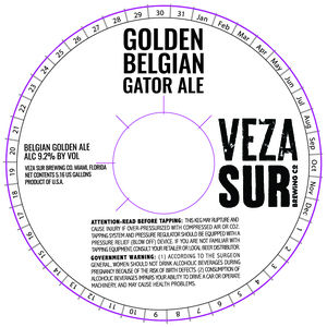 Veza Sur Brewing Co. Golden Belgian Gator