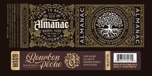 Almanac Beer Co. Bourbon Barrel Peche August 2017