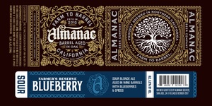 Almanac Beer Co. Farmer's Reserve Blueberry August 2017