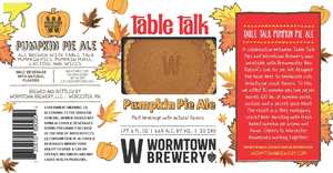 Table Talk Pumpkin Pie Ale August 2017