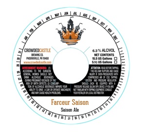 Crowded Castle Brewing Company Farceur Saison