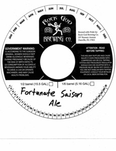 Rock God Brewing Co. Fortunate Saison