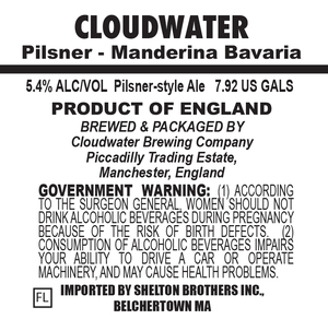 Cloudwater Pilsner - Manderina Bavaria