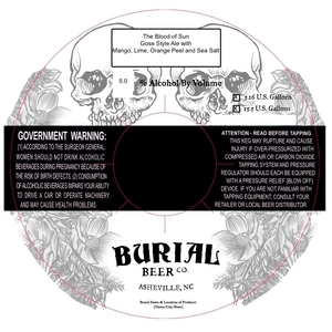 Burial Beer Co. The Blood Of Sun