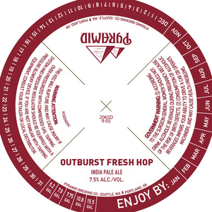 Pyramid Outburst Fresh Hop August 2017