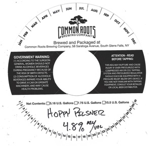 Common Roots Brewing Company Hoppy Pilsner