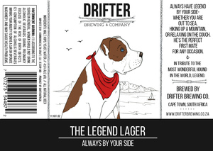 Drifter Brewing Company Legend Lager August 2017