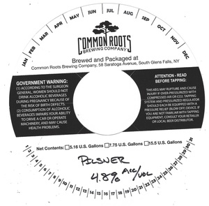 Common Roots Brewing Company House Pilsner